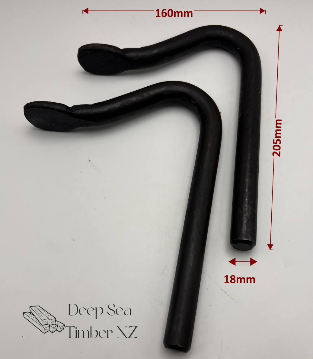 Cast Iron Hold Fast Bench Clamp - 18mm