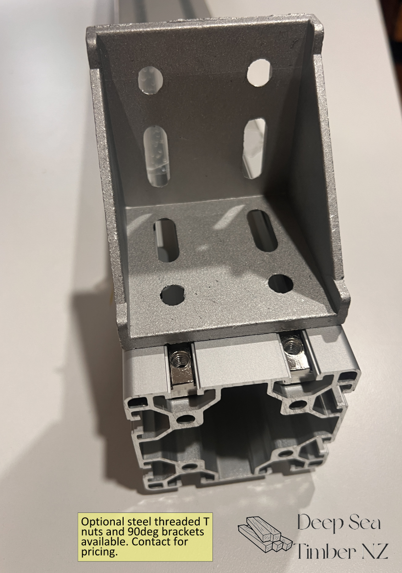 8080 Aluminum Extrusion - T Slot  ($92 per meter)