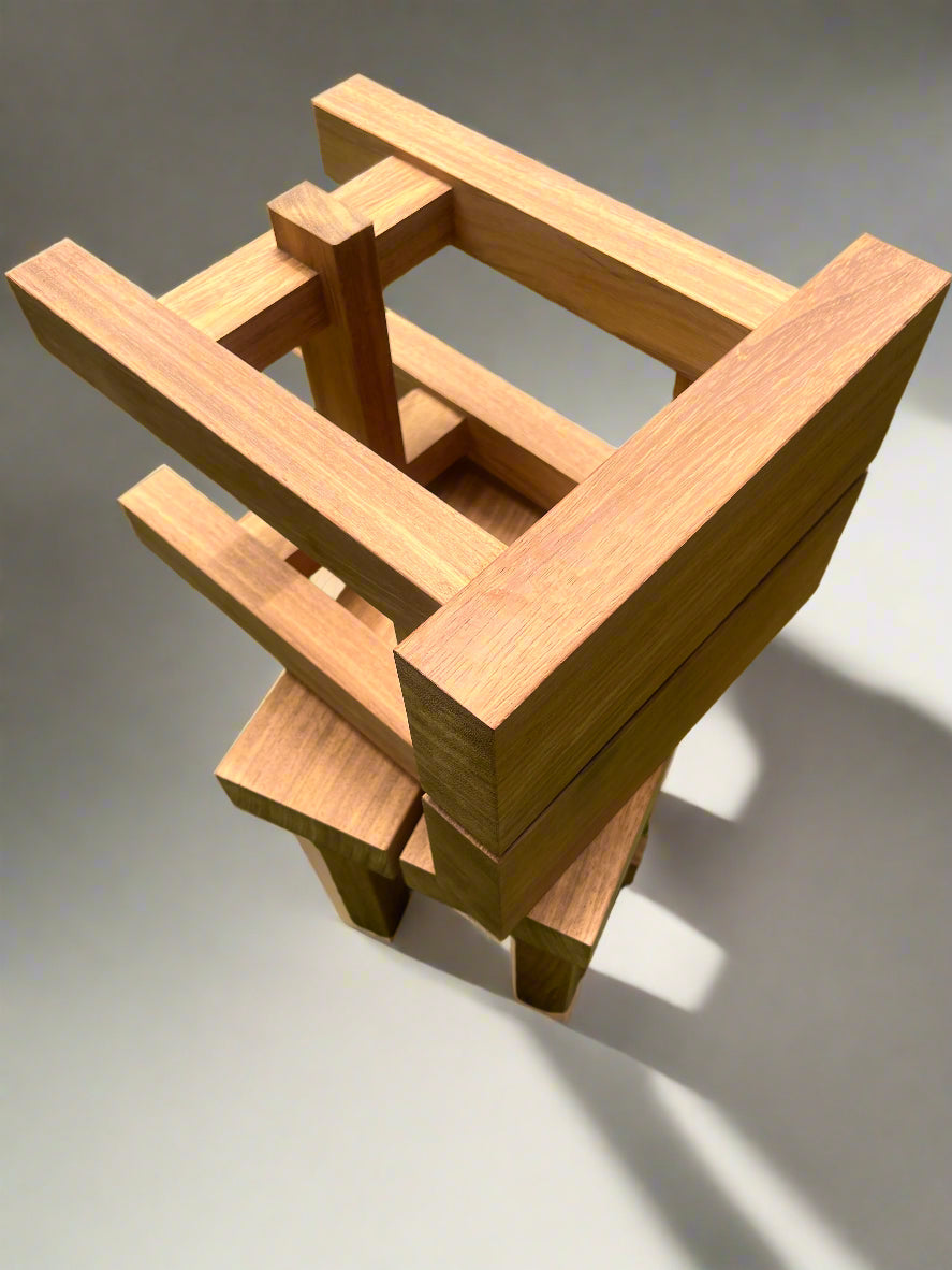 Yugen Handcrafted Mortise Stool