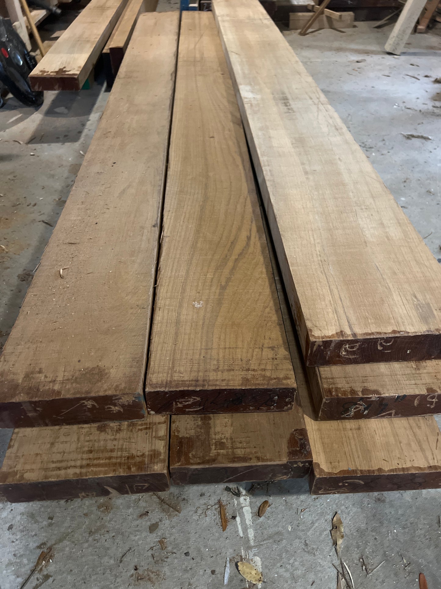 Teak - dressed, QS, KD, FEQ boards 0.6m3
