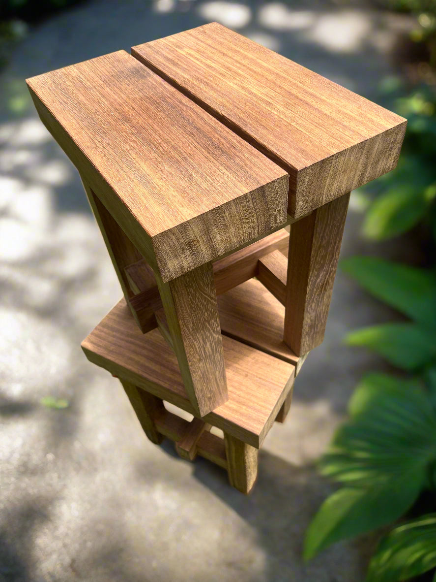 Yugen Handcrafted Mortise Stool
