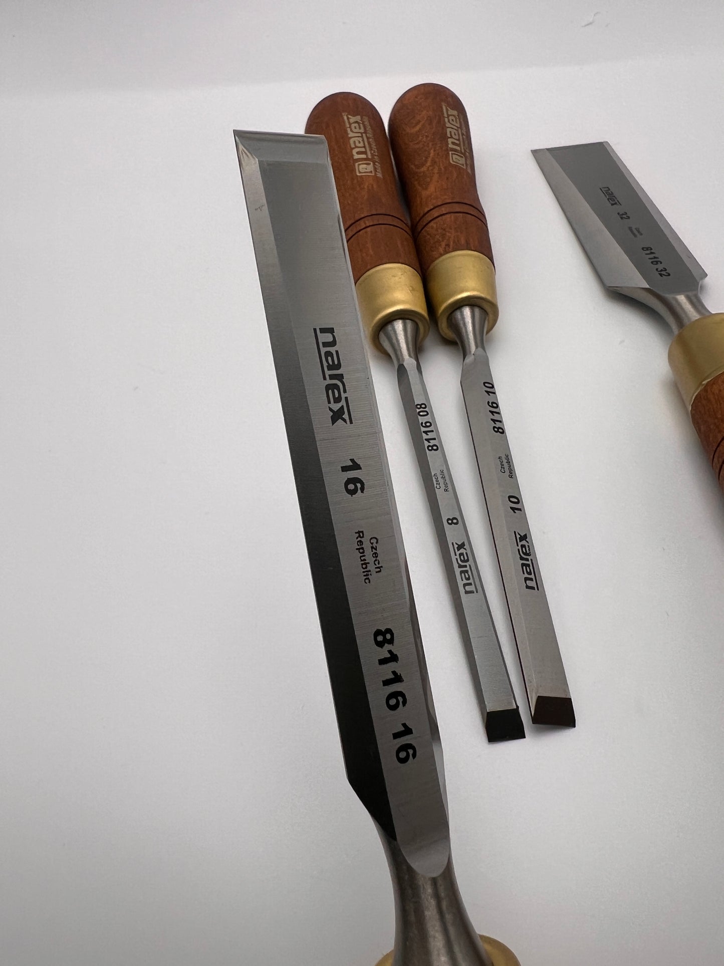 Narex Premium Bevel Edge Chisel Set of 4