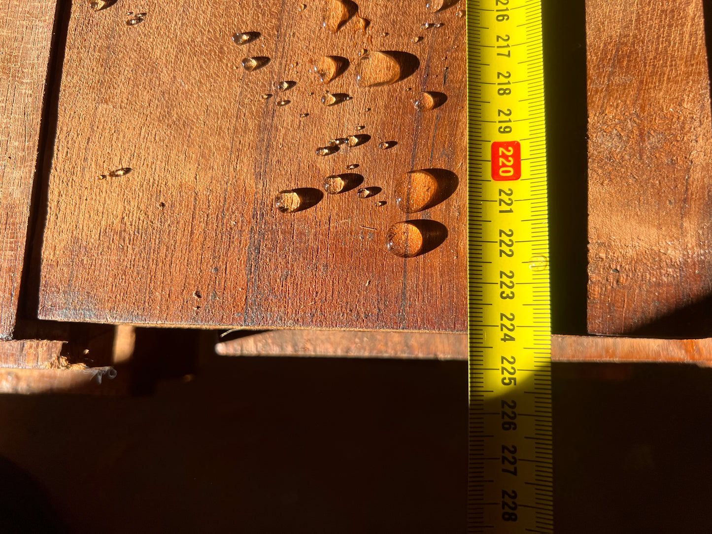 Burmese Teak - FEQ / Grade A - 165mm x 26mm x 2200mm - Skip planed - Price Per M