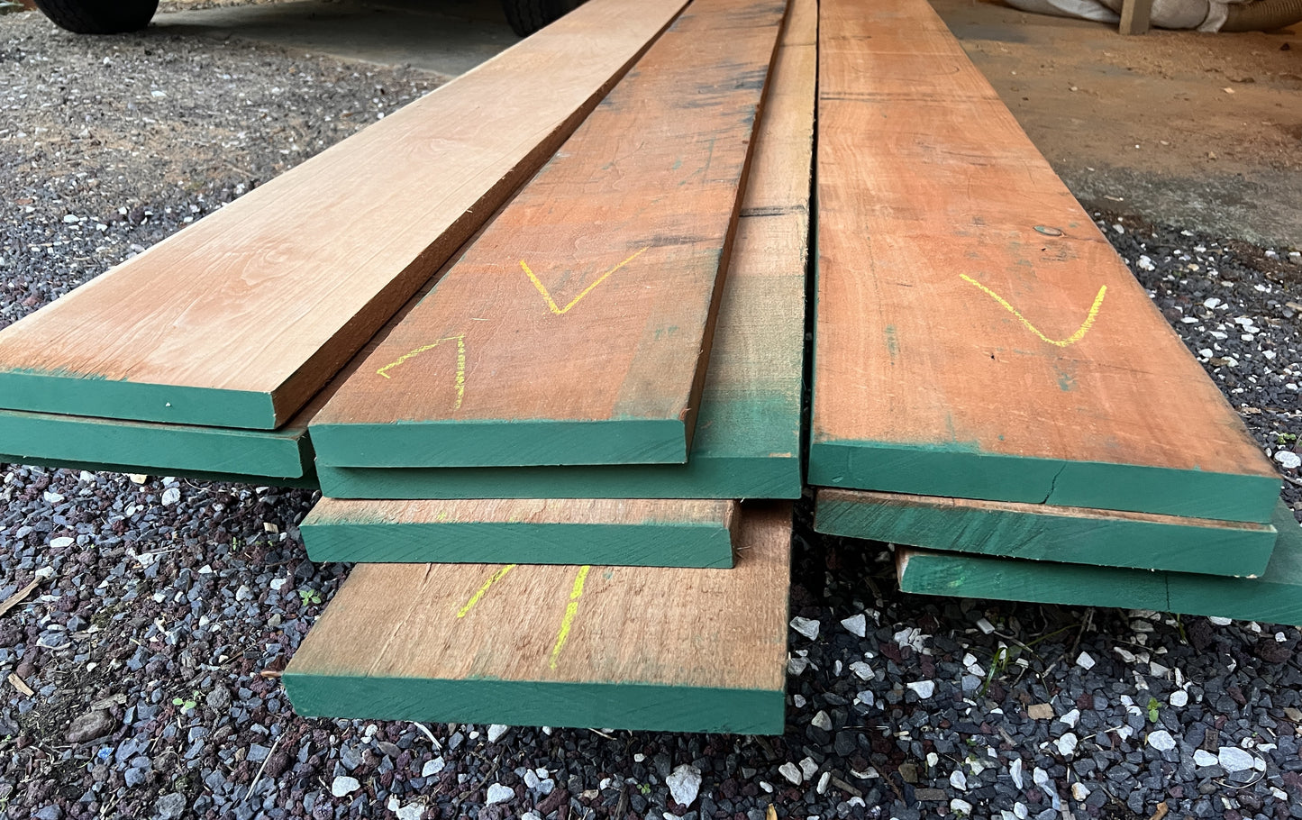 American Cherry - Premium Rough Sawn Boards 0.15m3