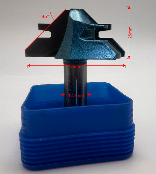 Locking Miter Corner 1/2" Router Bit