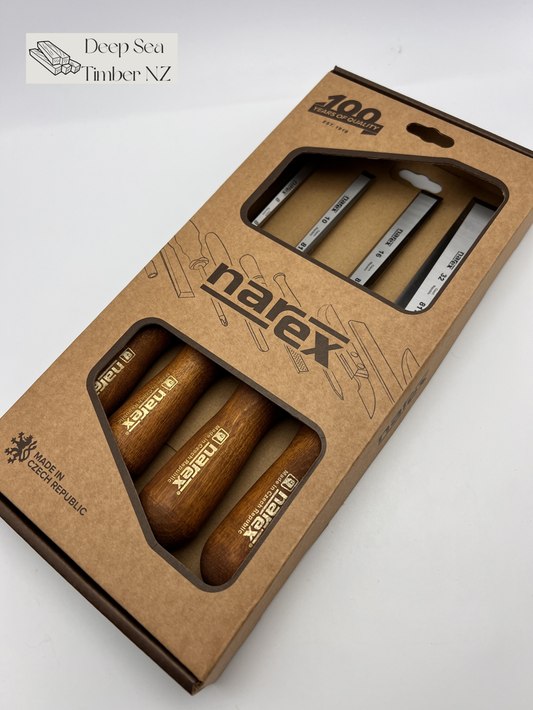 Narex Premium Bevel Edge Chisel Set of 4