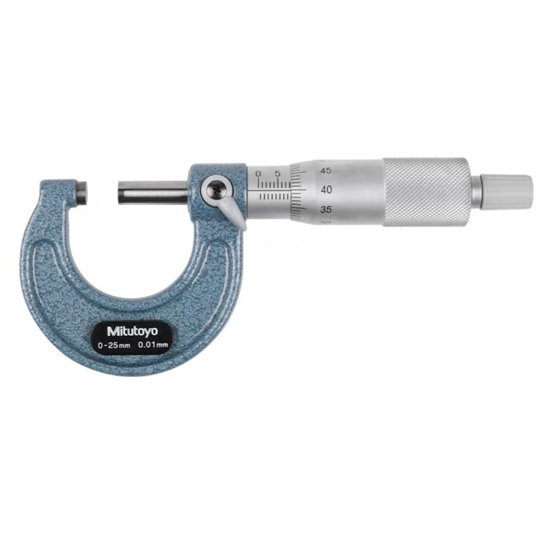 Mitutoyo Outside Micrometer - 0-25mm x 0.01mm