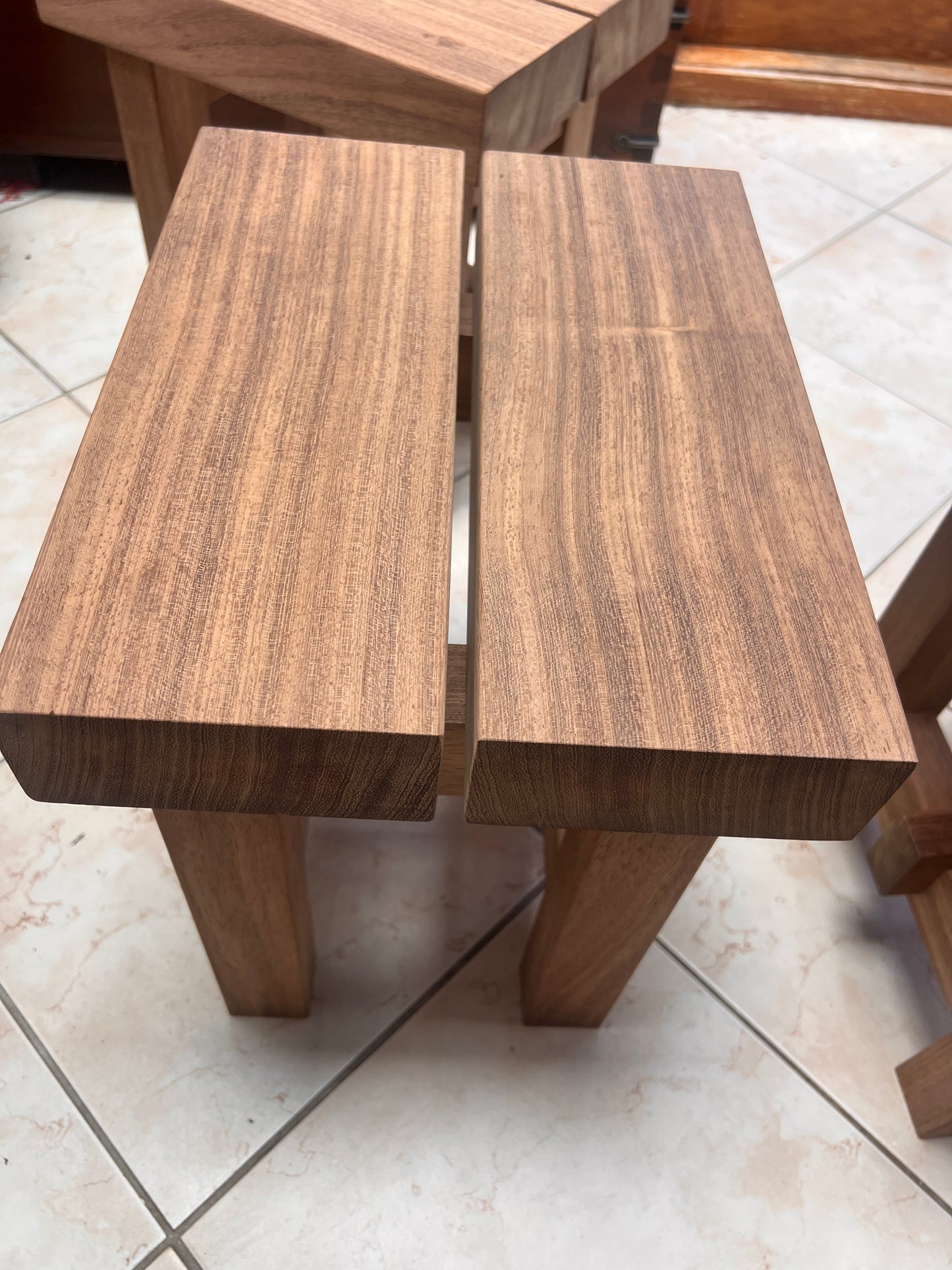 Handcrafted Solid Stool - NZ Made