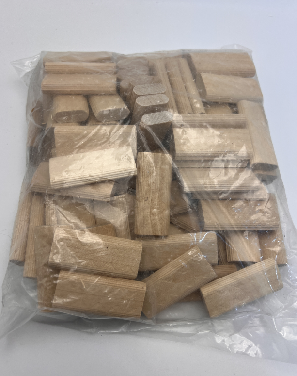 Beechwood Domino Dowels - D10x50 - 100pcs - For Festool Domino