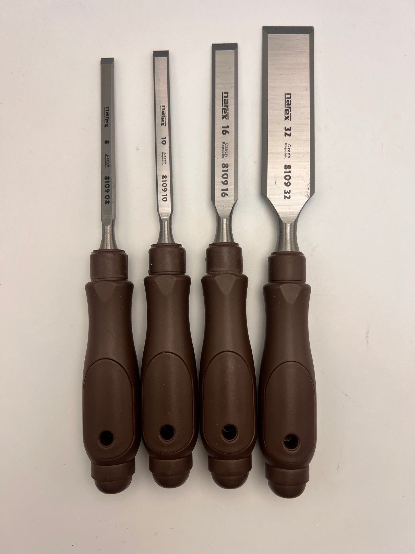 Narex Plast Line Profi Bevel Edge Chisel Set of 4