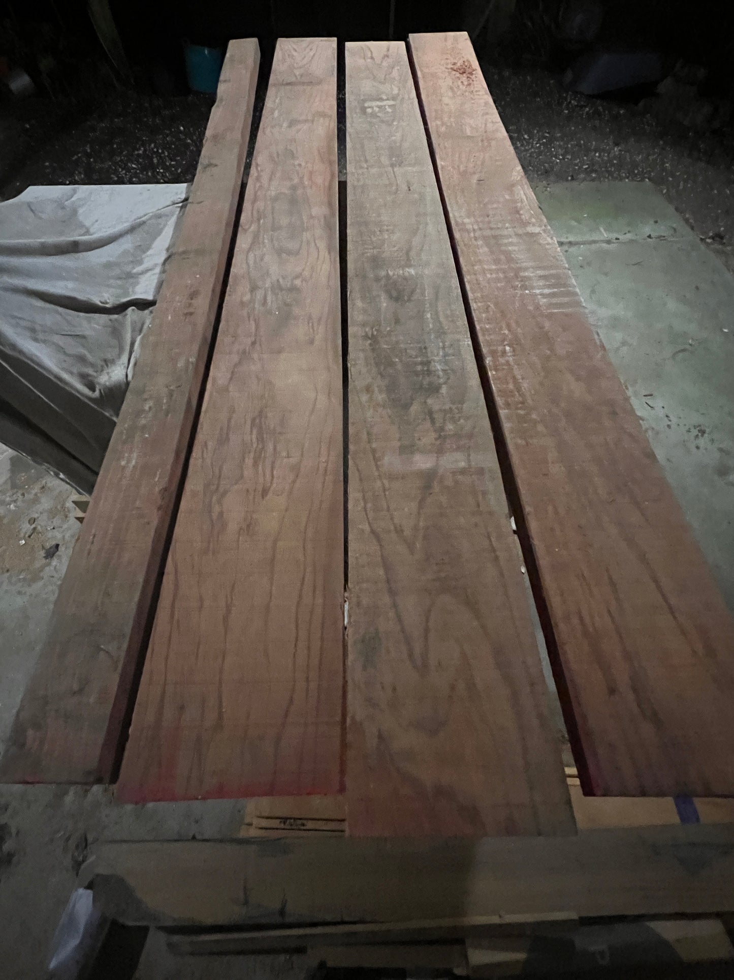 American Red Oak - Rough Sawn Beams 0.1m3