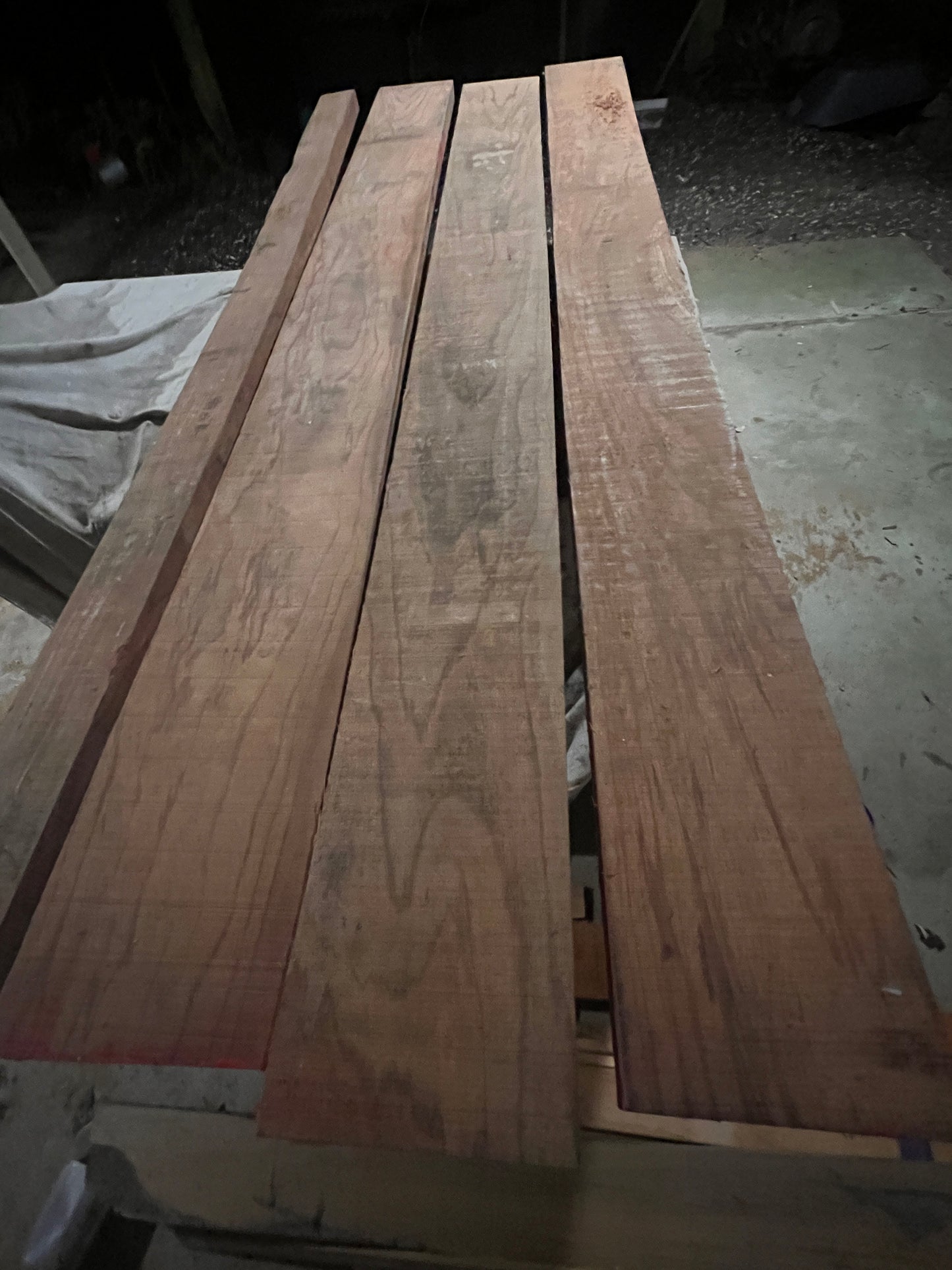 American Red Oak - Rough Sawn Beams 0.1m3