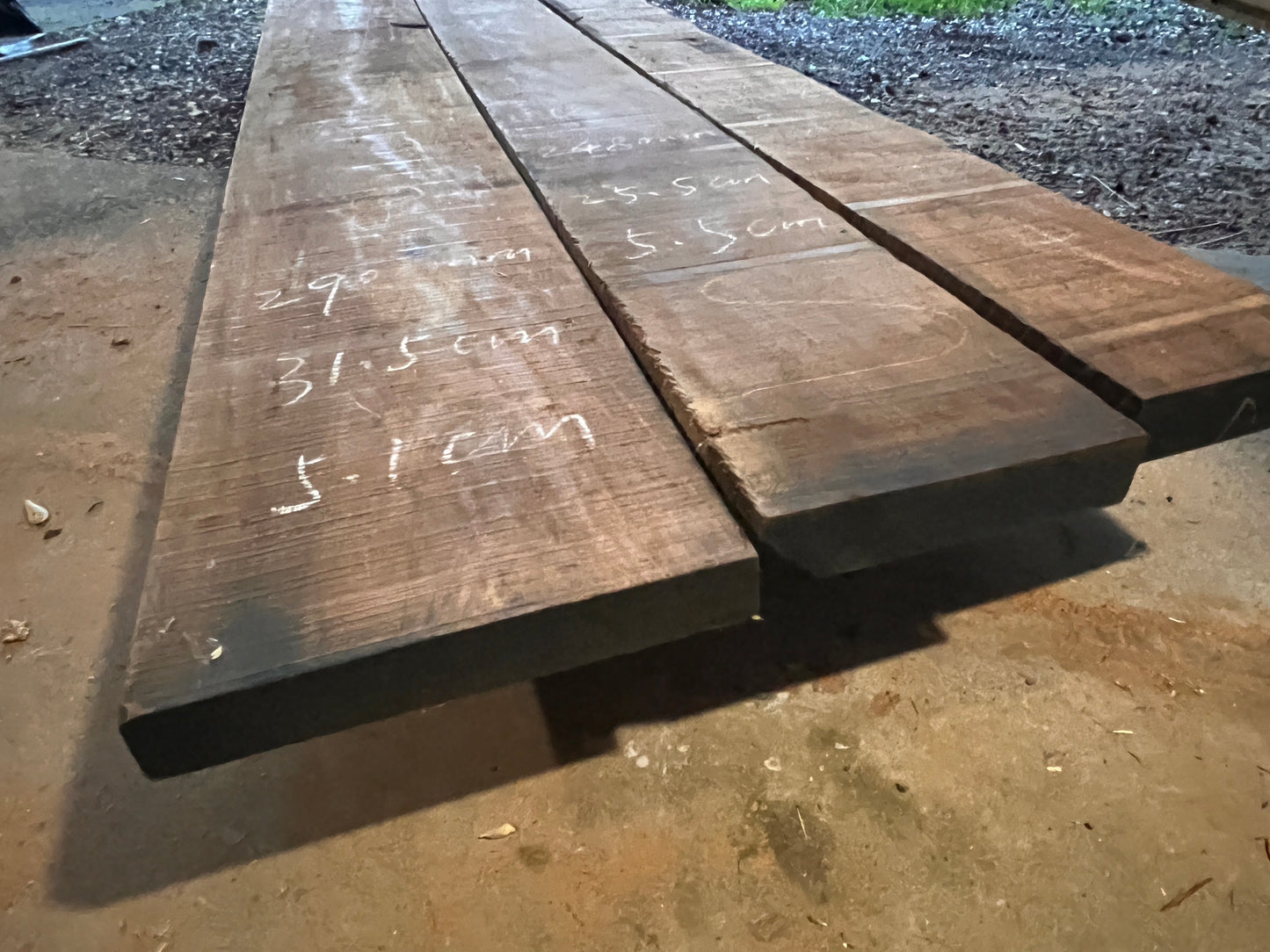 American Black Walnut - Premium Rough Sawn Beams 0.1m3