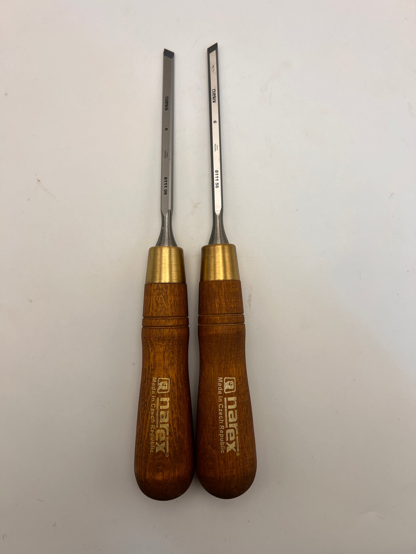 Narex Premium Left & Right Skew Chisel - 6mm - Set of 2