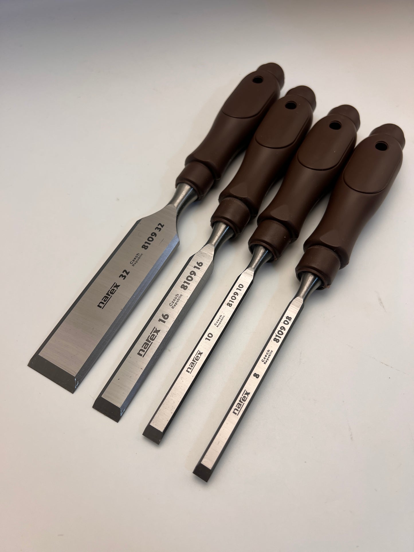 Narex Plast Line Profi Bevel Edge Chisel Set of 4