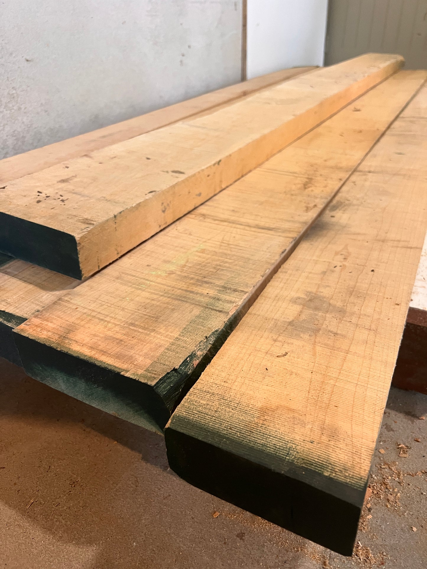 American Hard Maple - Premium Rough Sawn Beams 0.1m3