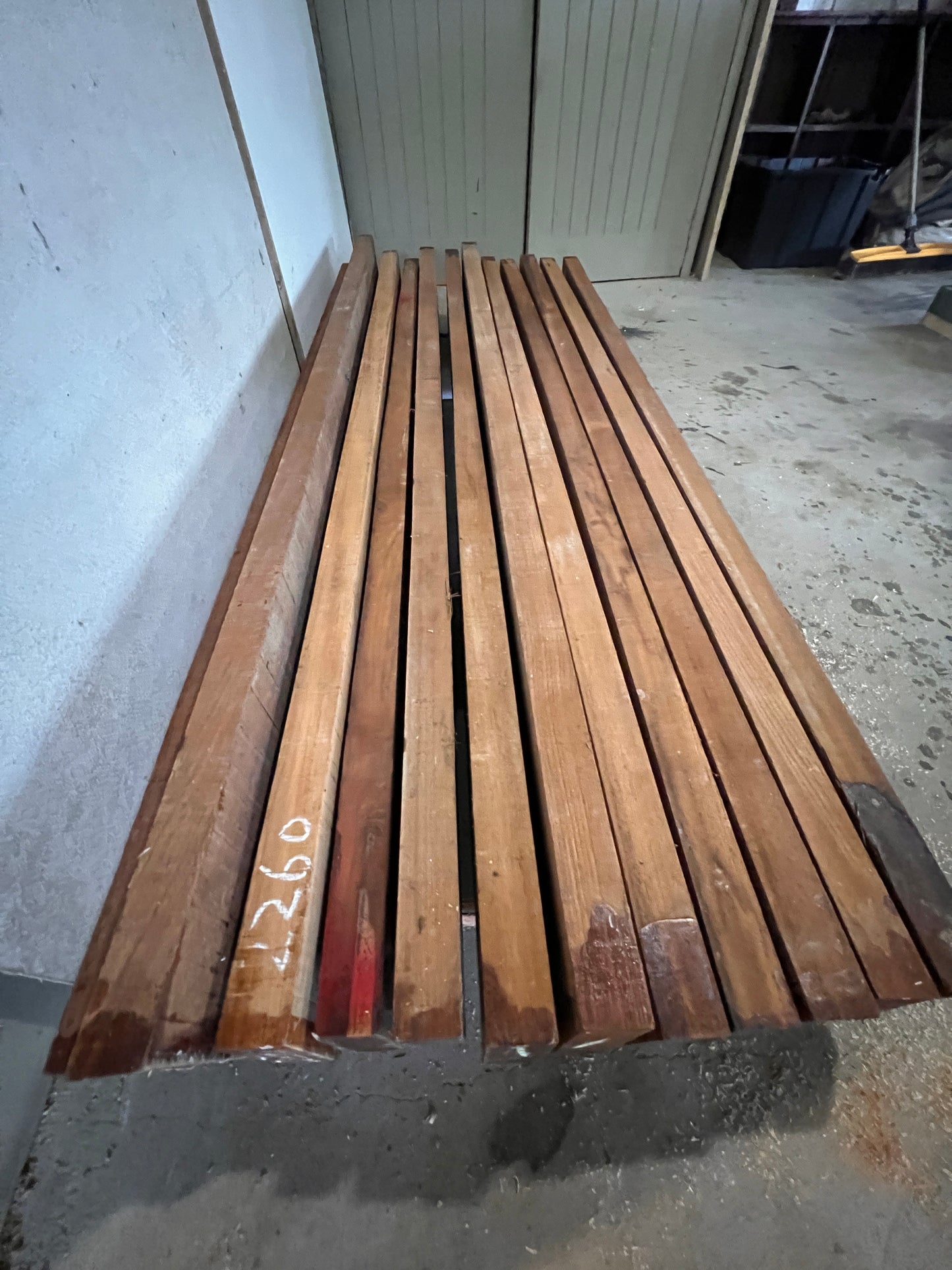 Burmese Teak - Premium Rough Sawn Beams 0.2m3