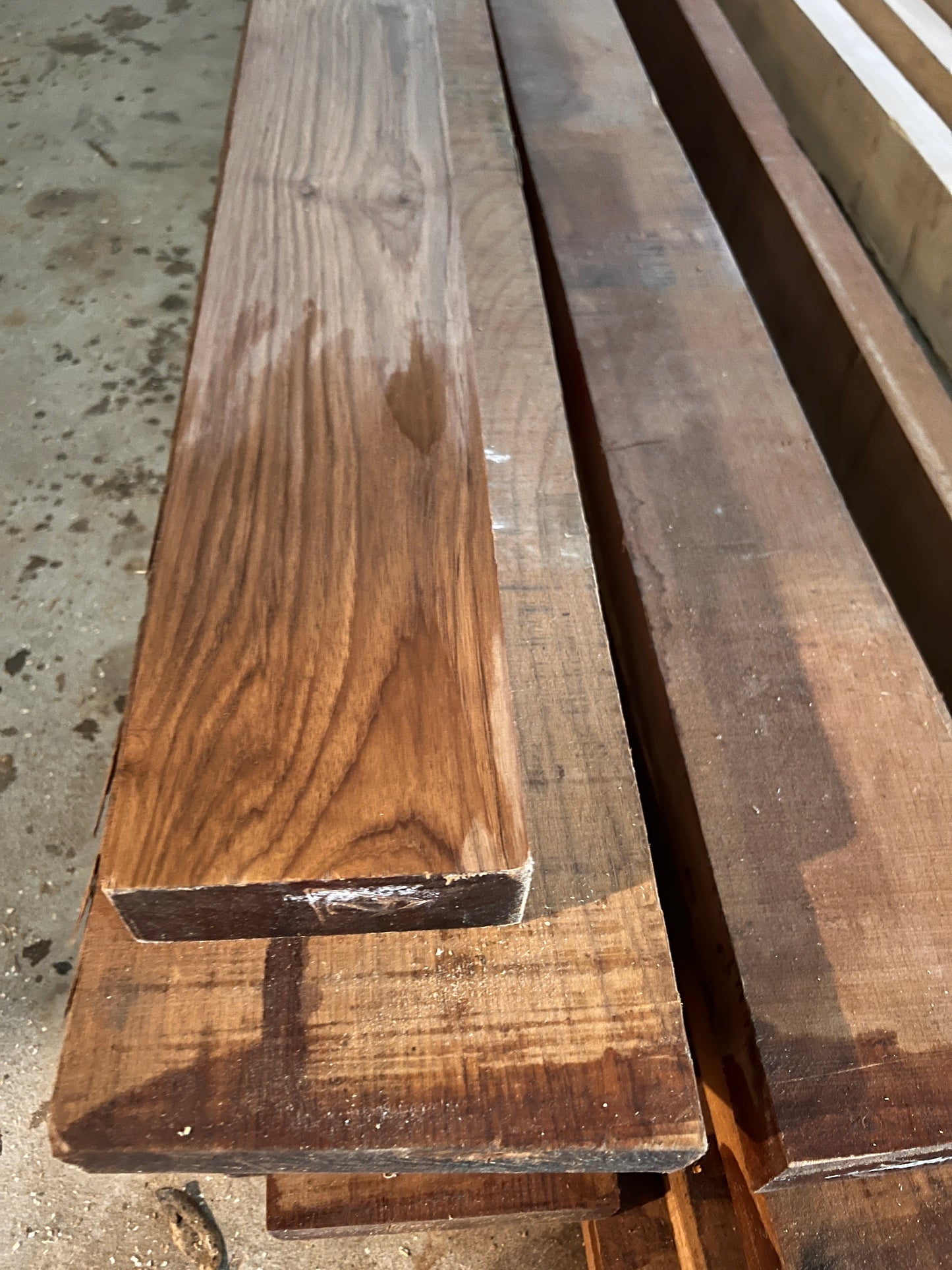 Burmese Teak - Premium Rough Sawn Beams 0.2m3