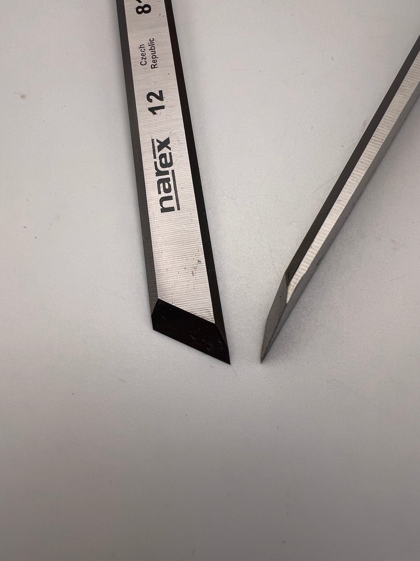 Narex Premium Left & Right Skew Chisel - 12mm - Set of 2