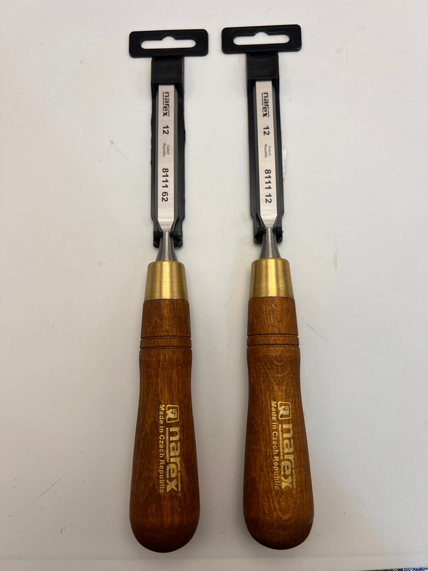 Narex Premium Left & Right Skew Chisel - 12mm - Set of 2