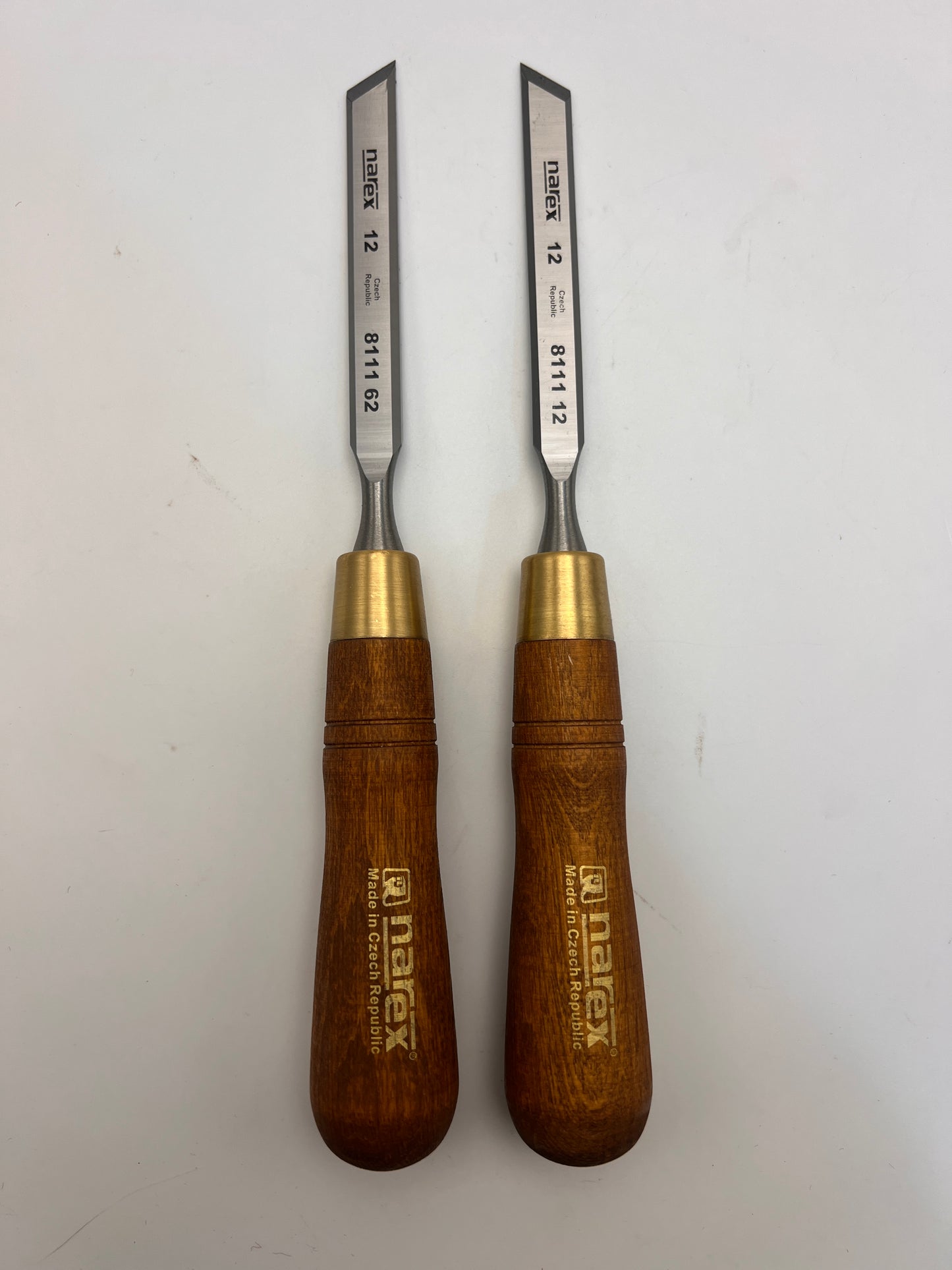 Narex Premium Left & Right Skew Chisel - 12mm - Set of 2