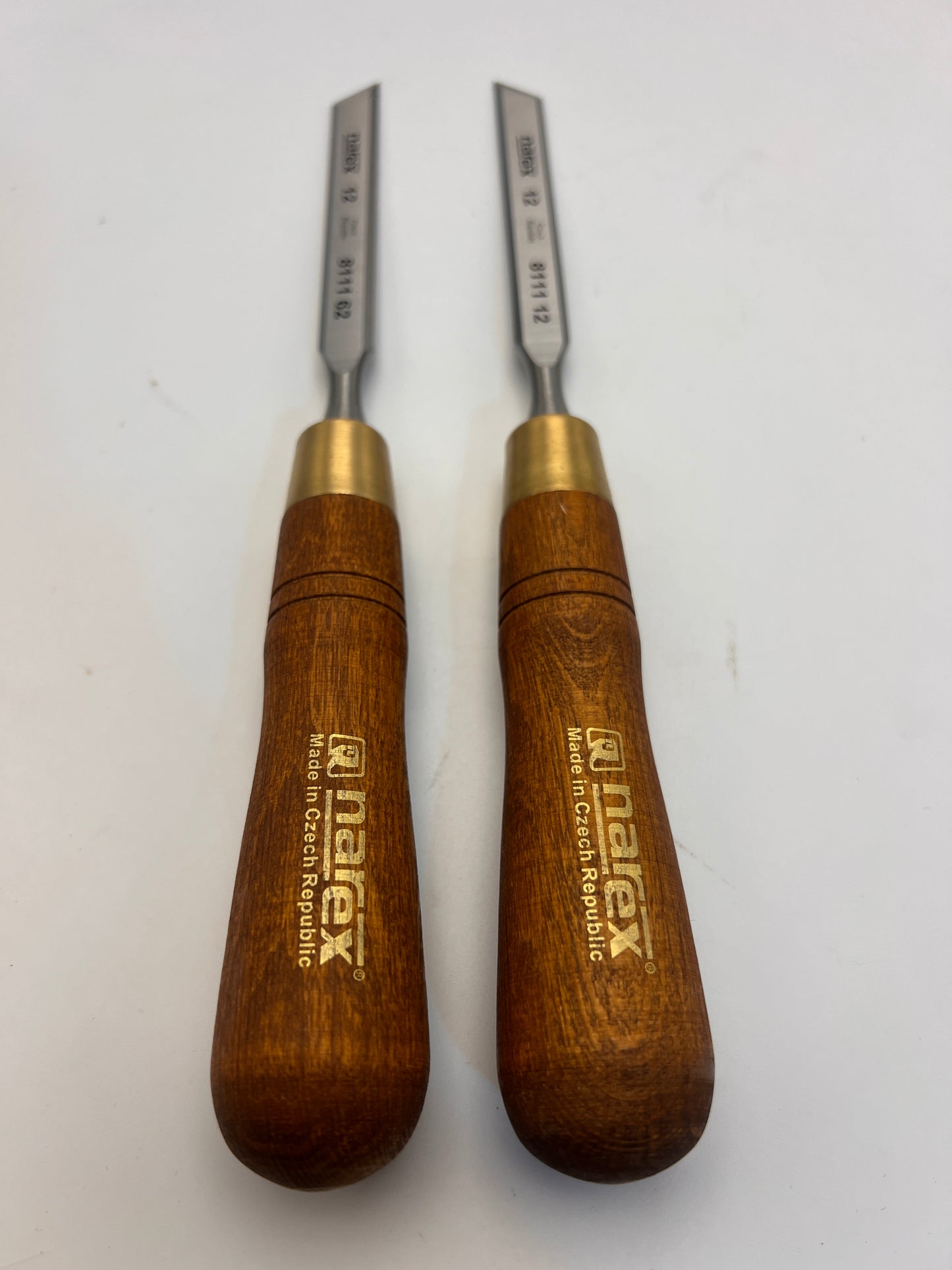 Narex Premium Left & Right Skew Chisel - 12mm - Set of 2
