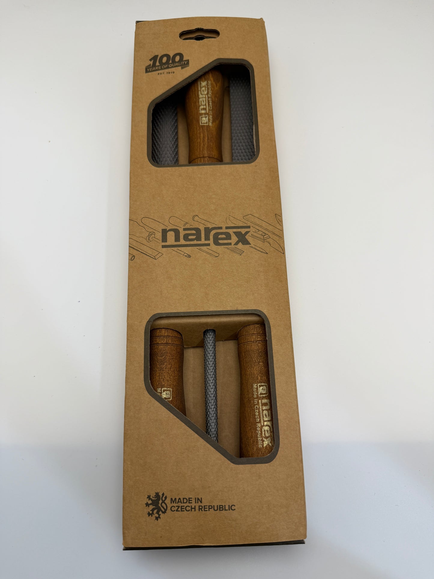 Narex Premium Set of Rasps - 200mm (3pieces)