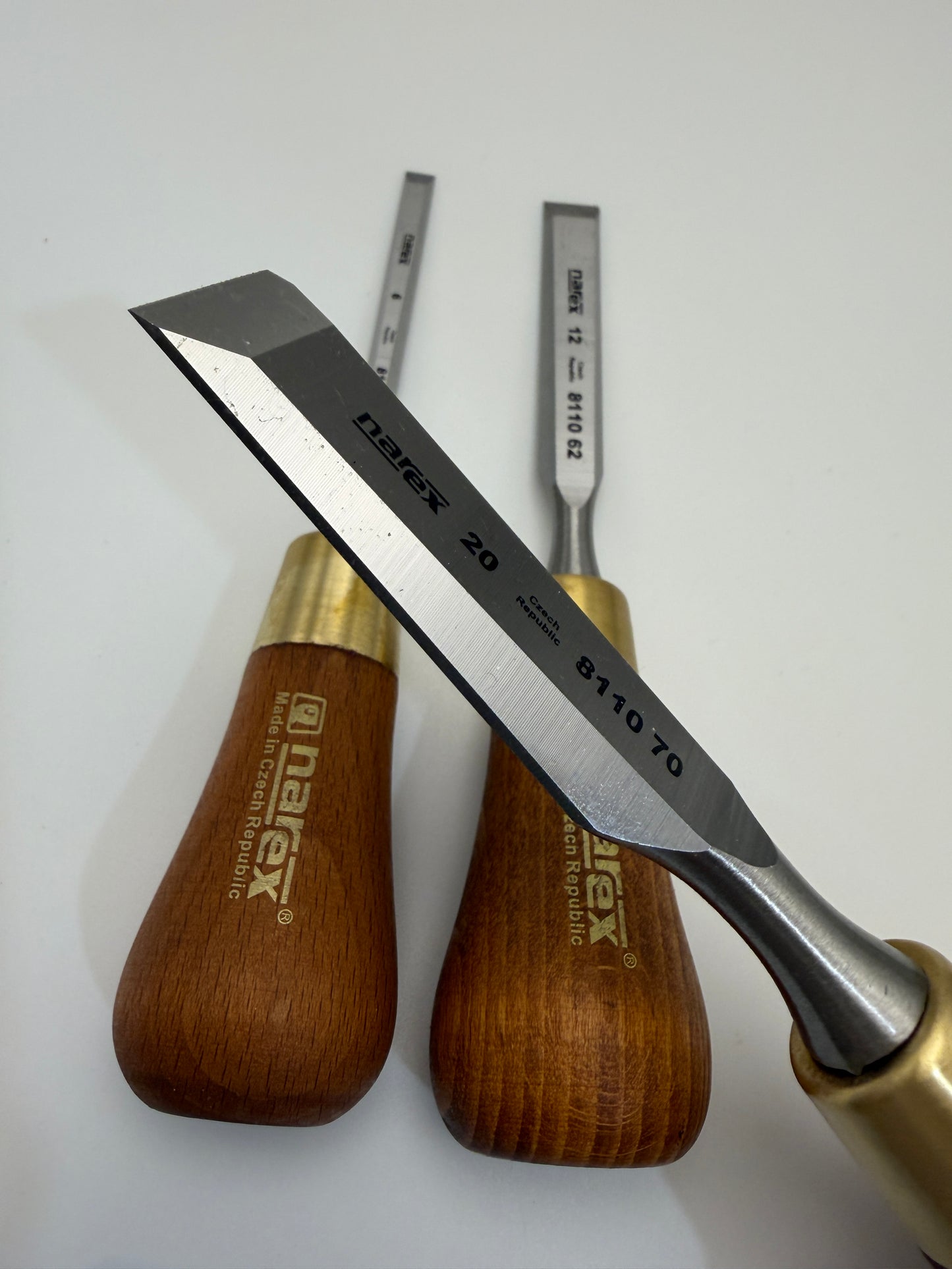 Narex Premium Bevel Edge Butt Chisel - 6mm, 12mm, 20mm