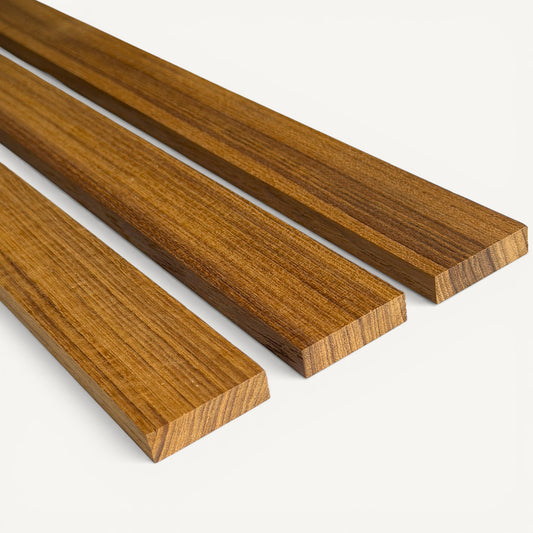 Burmese Teak - FEQ / Grade A - 45x(5-10)mm - Quartersawn - Dressed