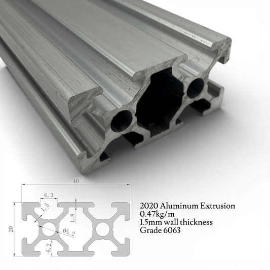 2040 Aluminum Extrusion - T Slot