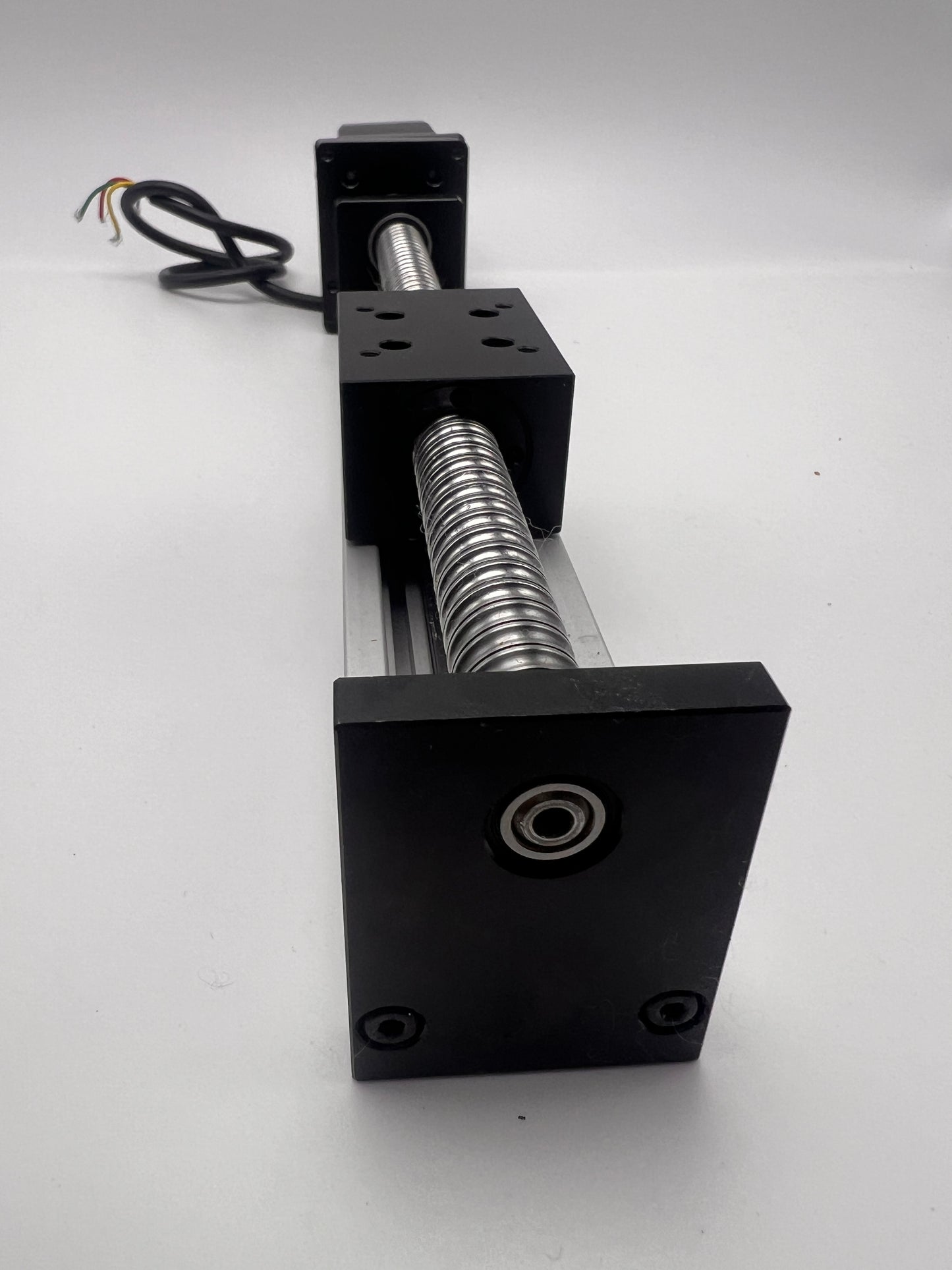 200mm Linear Rail Assembly - MGN15 Rail + 1610 Ballscrew + Nema23 Stepper