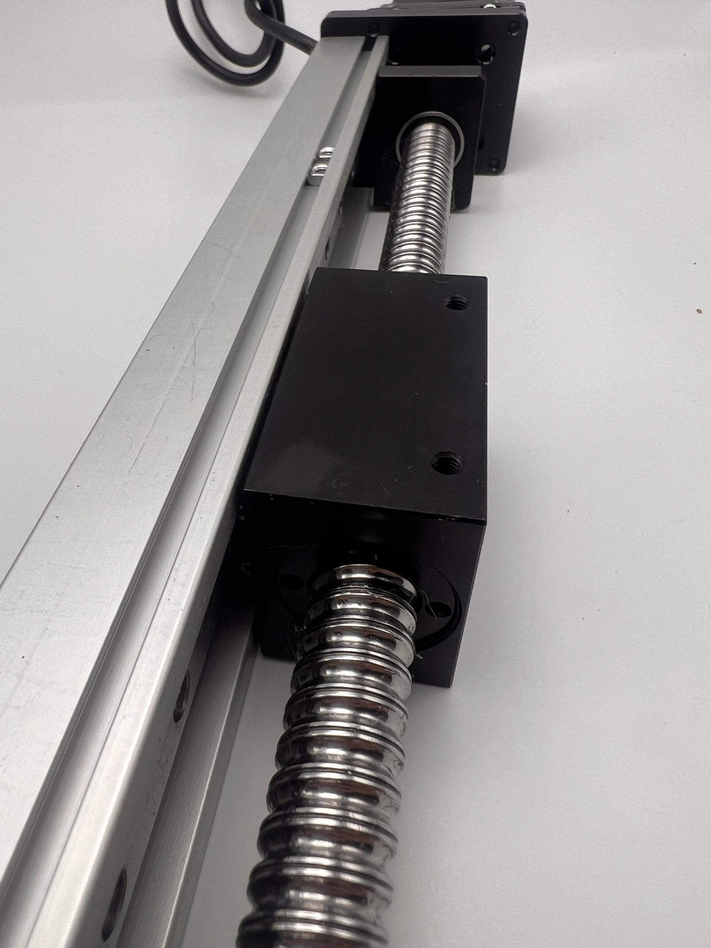 400mm Linear Rail Assembly - MGN15 Rail + 1610 Ballscrew + Nema23 Stepper