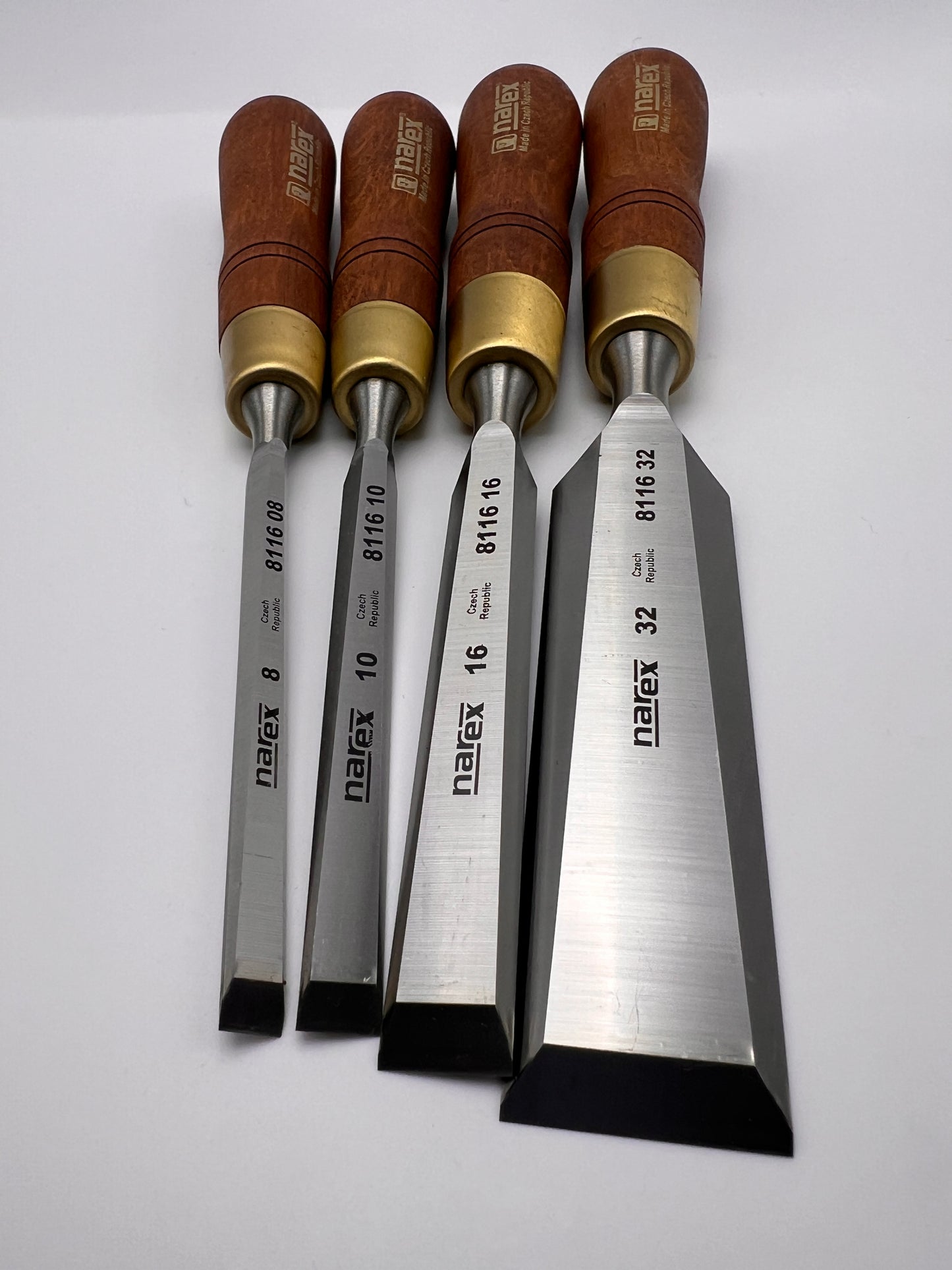 Narex Premium Bevel Edge Chisel Set of 4