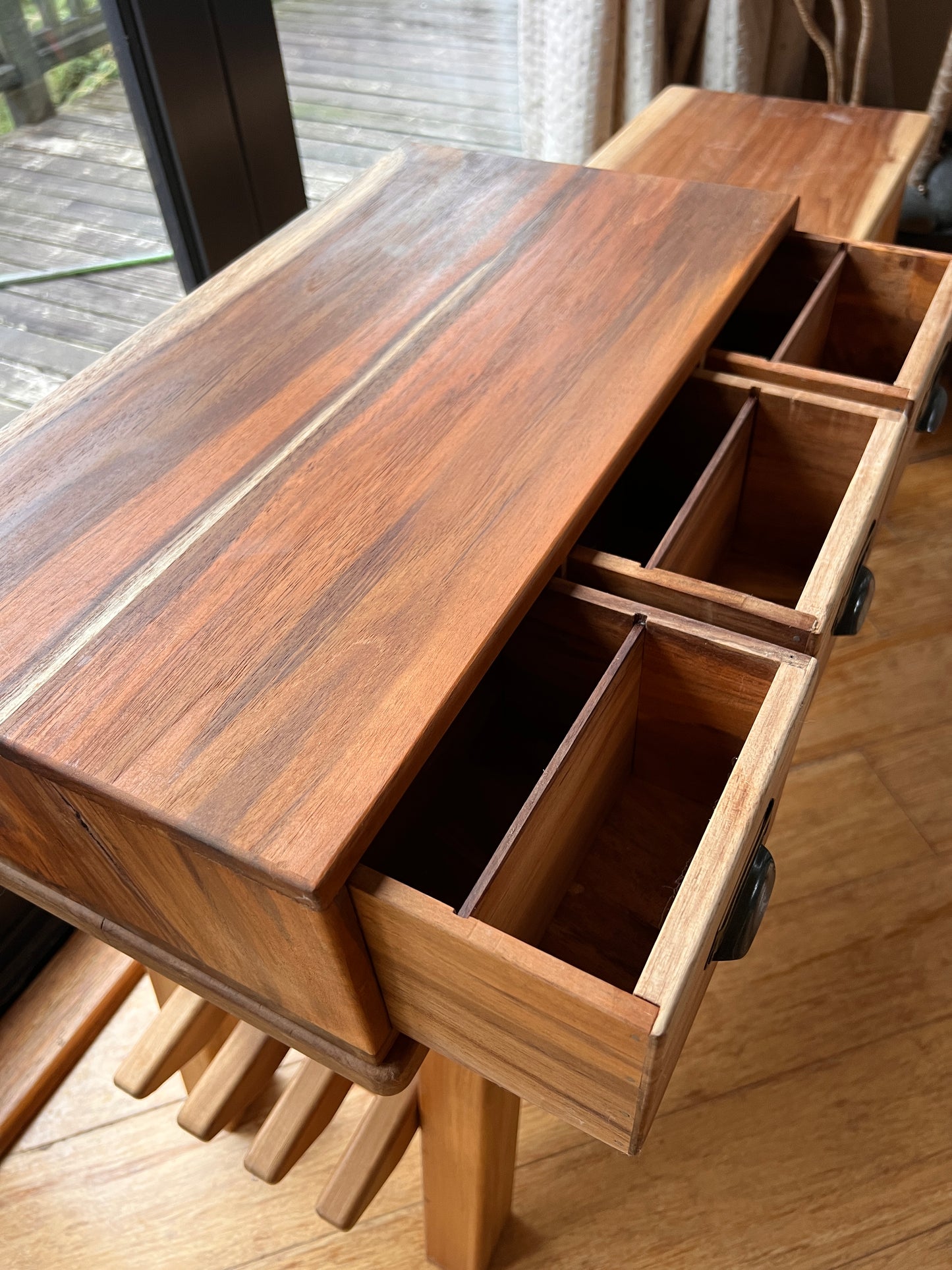 Library / Catalogue Drawer Unit - Handcrafted in NZ - Teak Wood